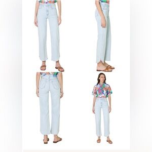Mother Light Blue Denim Jeans manatee ankle